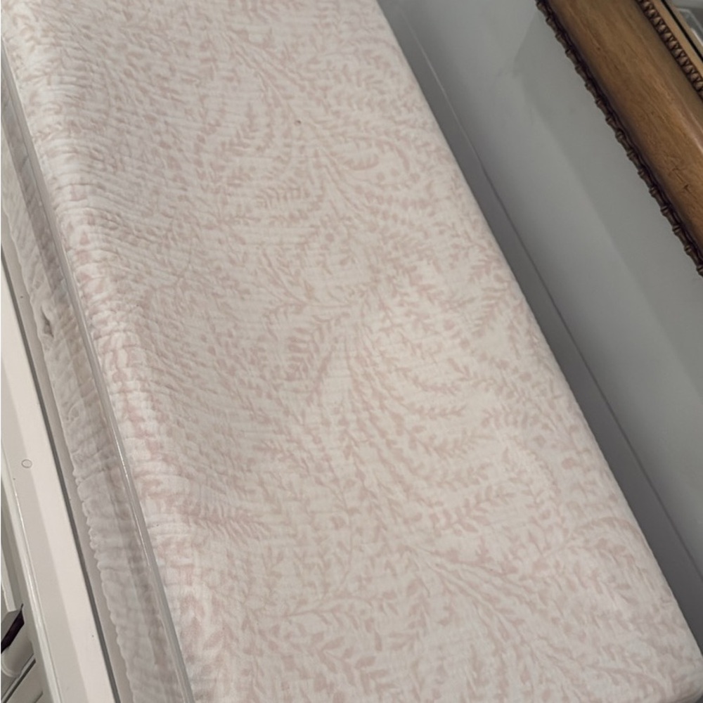 Serena & Lily Priano Baby Changing Pad Cover Pink